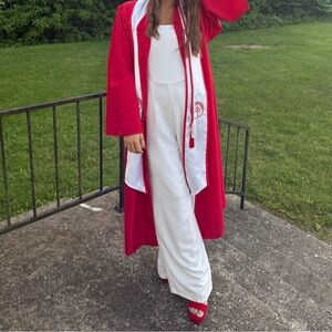 White Strapless Jumpsuit